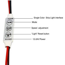 12V 12A en ligne Mini amplificateur de lumière unique LED pour des lumières de bande de lumière de couleur unique LED